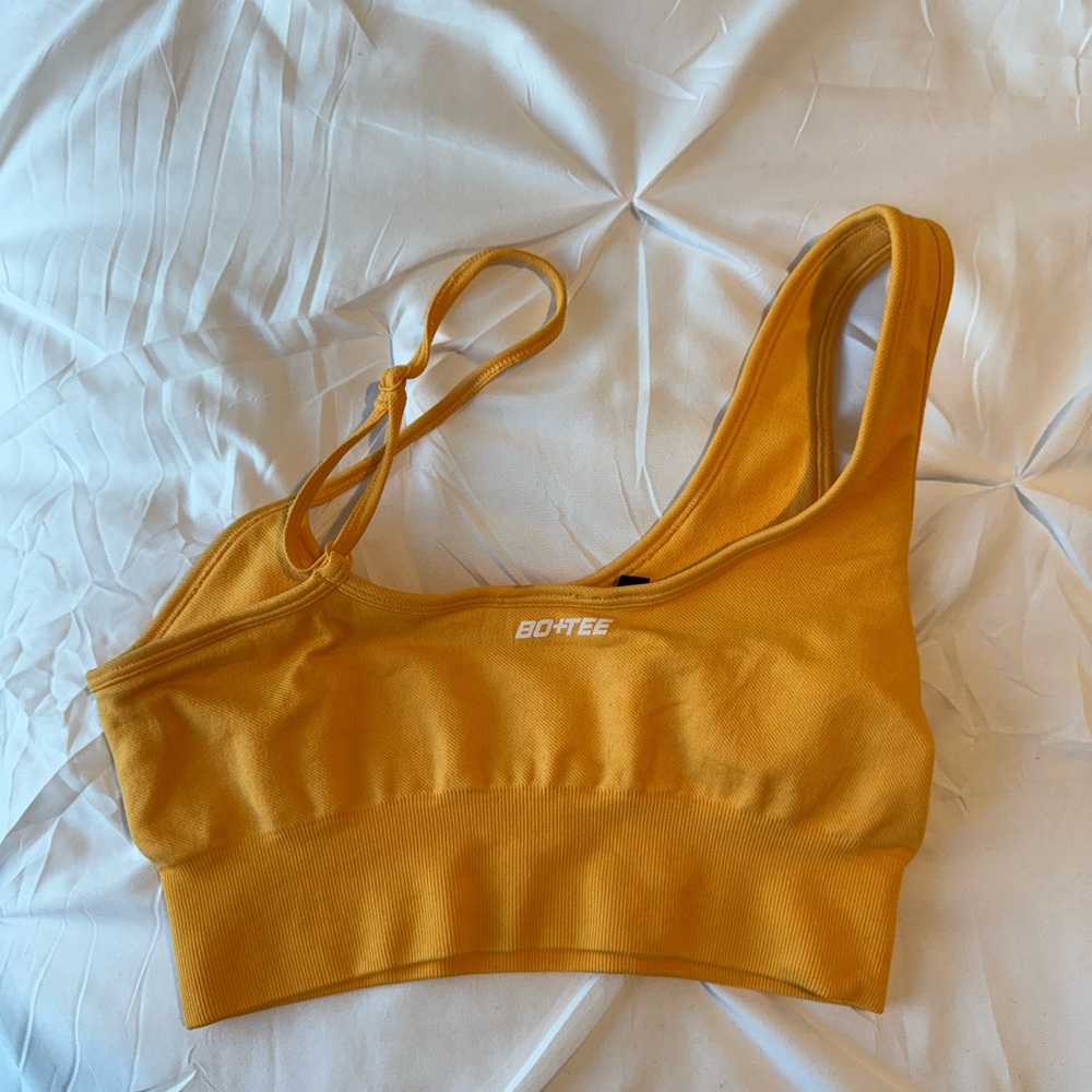 Oh Polly Mustard Yellow Sports Bra Intimates & Sleepwear
